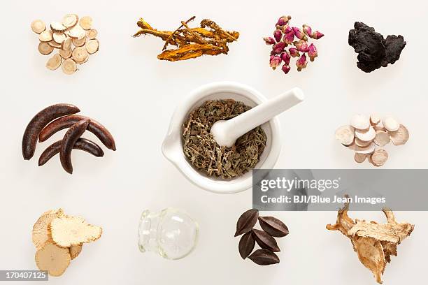 chinese herbal medicine and vacuum cupping - chinese cauldron stock pictures, royalty-free photos & images