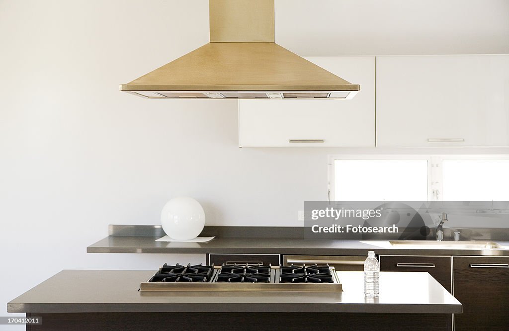 Modern stainless steel kitchen