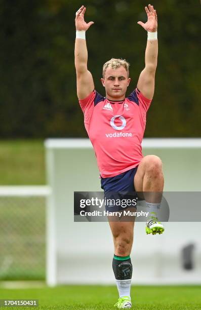 Tours , France - 3 October 2023; Craig Casey during an Ireland Rugby squad training session at Complexe de la Chambrerie in Tours, France.