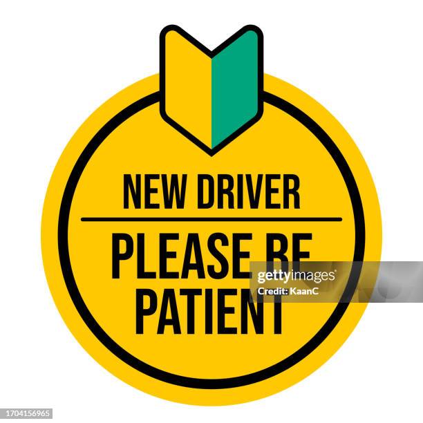 Caution Learning Driver 19 New Driver Sticker High Res Vector Graphics - Getty Images