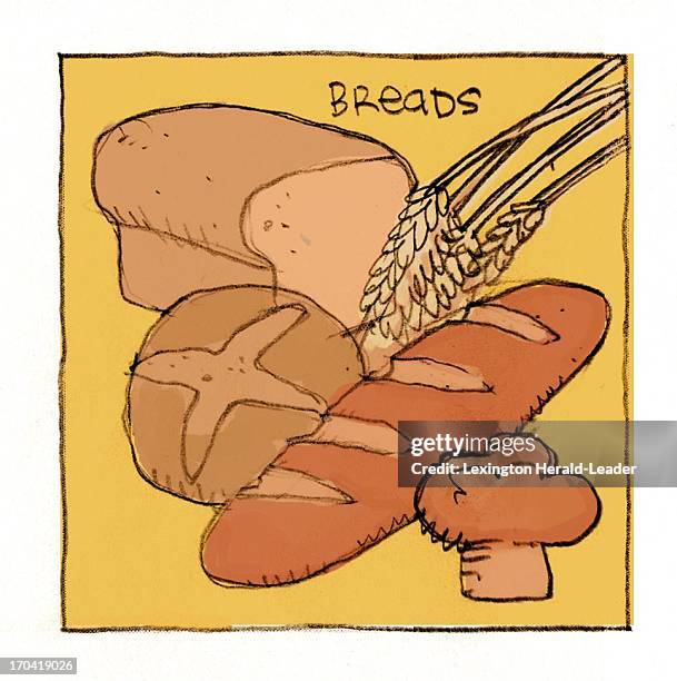 Dpi Chris Ware illustration of bread.