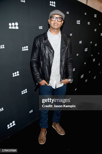 Musician Kenna attends the new Myspace launch event at the El Rey Theatre on June 12, 2013 in Los Angeles, California