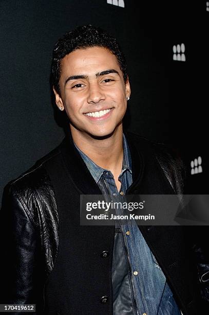 Singer Quincy Brown attends the new Myspace launch event at the El Rey Theatre on June 12, 2013 in Los Angeles, California