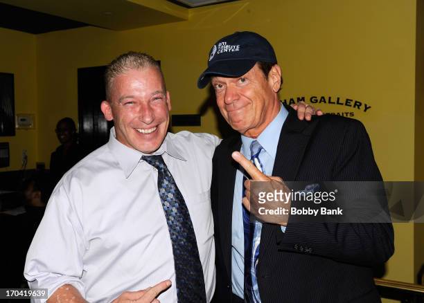Joe Piscopo and Jeff Norris attends Laughter Saves Lives Comedy Night to Benefit The Tribute 9/11 Visitor Center at Gotham Comedy Club on June 12,...