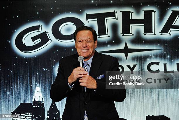 Joe Piscopo hosts Laughter Saves Lives Comedy Night to Benefit The Tribute 9/11 Visitor Center at Gotham Comedy Club on June 12, 2013 in New York...