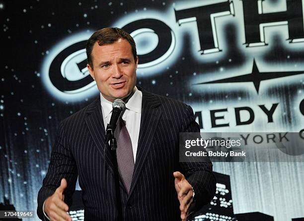 News anchor Greg Kelly attends Laughter Saves Lives Comedy Night to Benefit The Tribute 9/11 Visitor Center at Gotham Comedy Club on June 12, 2013 in...