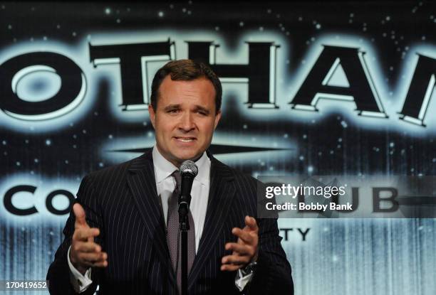 News anchor Greg Kelly attends Laughter Saves Lives Comedy Night to Benefit The Tribute 9/11 Visitor Center at Gotham Comedy Club on June 12, 2013 in...