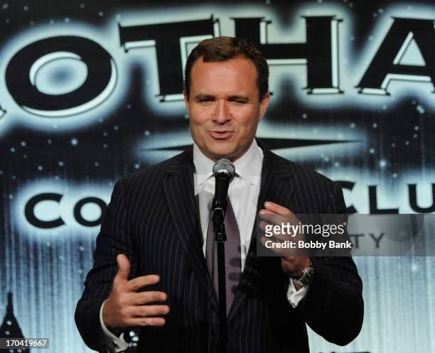 News anchor Greg Kelly attends Laughter Saves Lives Comedy Night to Benefit The Tribute 9/11 Visitor Center at Gotham Comedy Club on June 12, 2013 in...