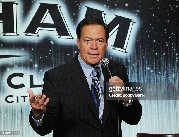 Joe Piscopo hosts Laughter Saves Lives Comedy Night to Benefit The Tribute 9/11 Visitor Center at Gotham Comedy Club on June 12, 2013 in New York...