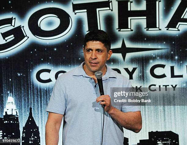 Steve Alevea attends Laughter Saves Lives Comedy Night to Benefit The Tribute 9/11 Visitor Center at Gotham Comedy Club on June 12, 2013 in New York...