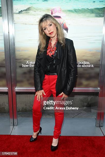 Dr. Carole Lieberman arrives at the Los Angeles premiere of "Unacceptable Levels" at ArcLight Cinemas on June 12, 2013 in Hollywood, California.