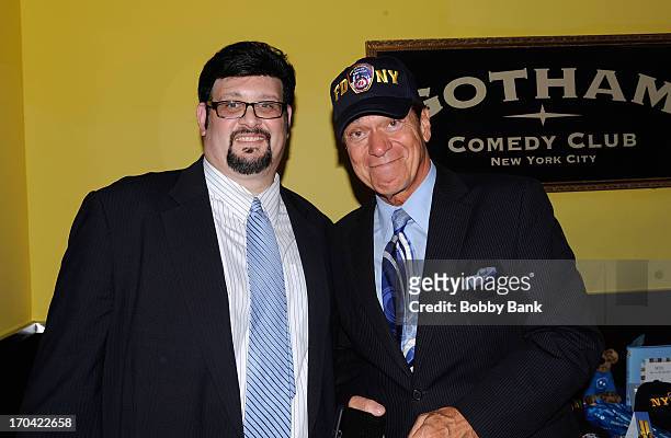 Joe Piscopo and Butch Seltzer attends Laughter Saves Lives Comedy Night to Benefit The Tribute 9/11 Visitor Center at Gotham Comedy Club on June 12,...