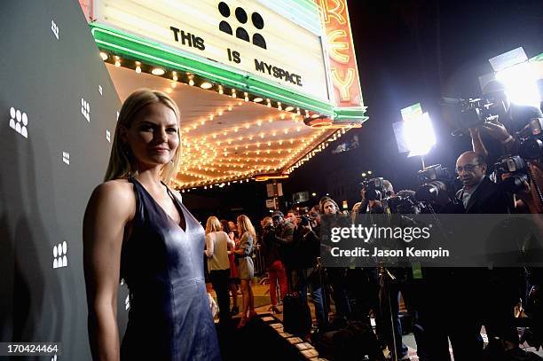 Actress Jennifer Morrison attends the new Myspace launch event at the El Rey Theatre on June 12, 2013 in Los Angeles, California