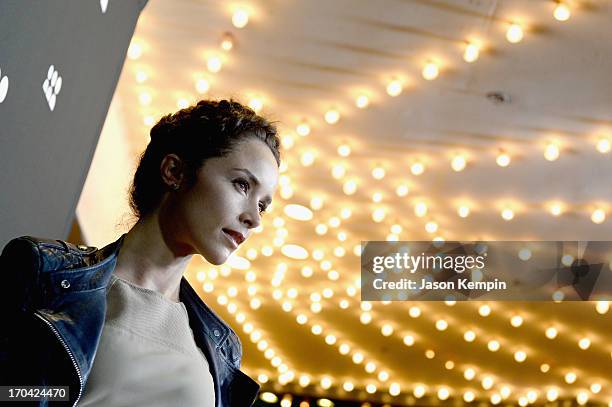 Actress Abigail Spencer attends the new Myspace launch event at the El Rey Theatre on June 12, 2013 in Los Angeles, California