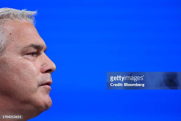 Steve Barclay, UK health secretary, on the day three of the UK Conservative Party Conference in Manchester, UK, on Tuesday, Oct. 3, 2023. Prime...