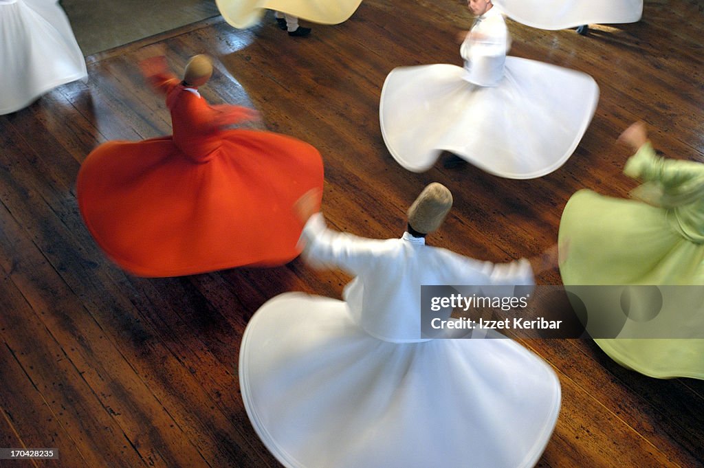 Whirling Dervishes perform The Sema Ritual