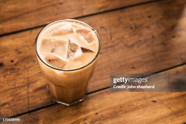 iced mocha " - iced coffee stock-fotos und bilder