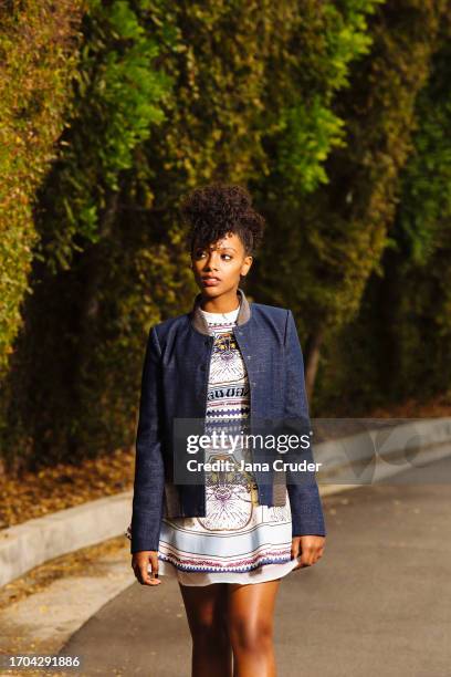 Singer, rapper, songwriter, and record producer Marian Azeb Mereba is photographed for Kotton Records on November 12, 2013 in Los Angeles, California.