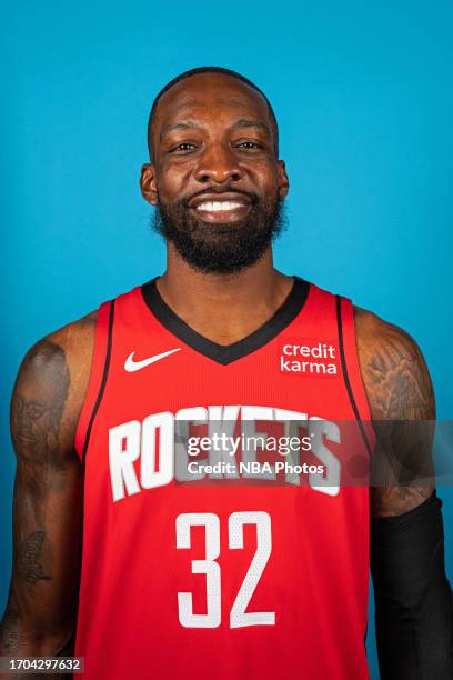 Jeff Green of the Houston Rockets poses for a head shot during 2023-24 NBA Media Day on October 2, 2023 at the Toyota Center in Houston, Texas. NOTE...