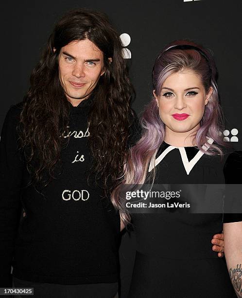 Matthew Mosshart and Kelly Osbourne attend the Myspace artist showcase event at El Rey Theatre on June 12, 2013 in Los Angeles, California.