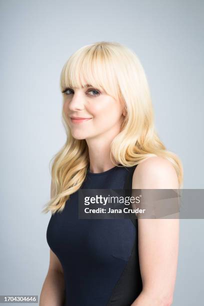Actor Anna Faris is photographed for The Wrap Magazine on April 18, 2014 in Los Angeles, California. PUBLISHED IMAGE.
