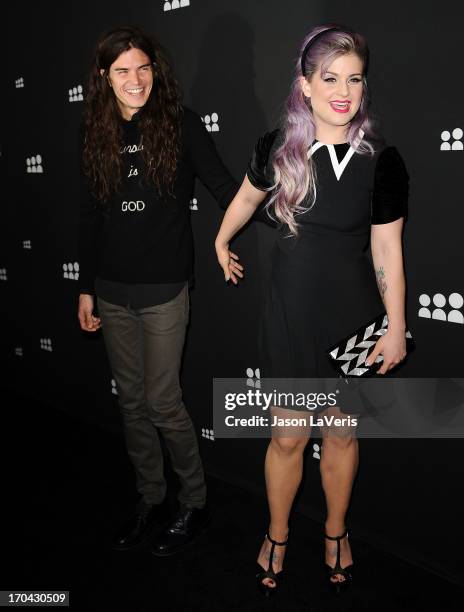 Matthew Mosshart and Kelly Osbourne attend the Myspace artist showcase event at El Rey Theatre on June 12, 2013 in Los Angeles, California.