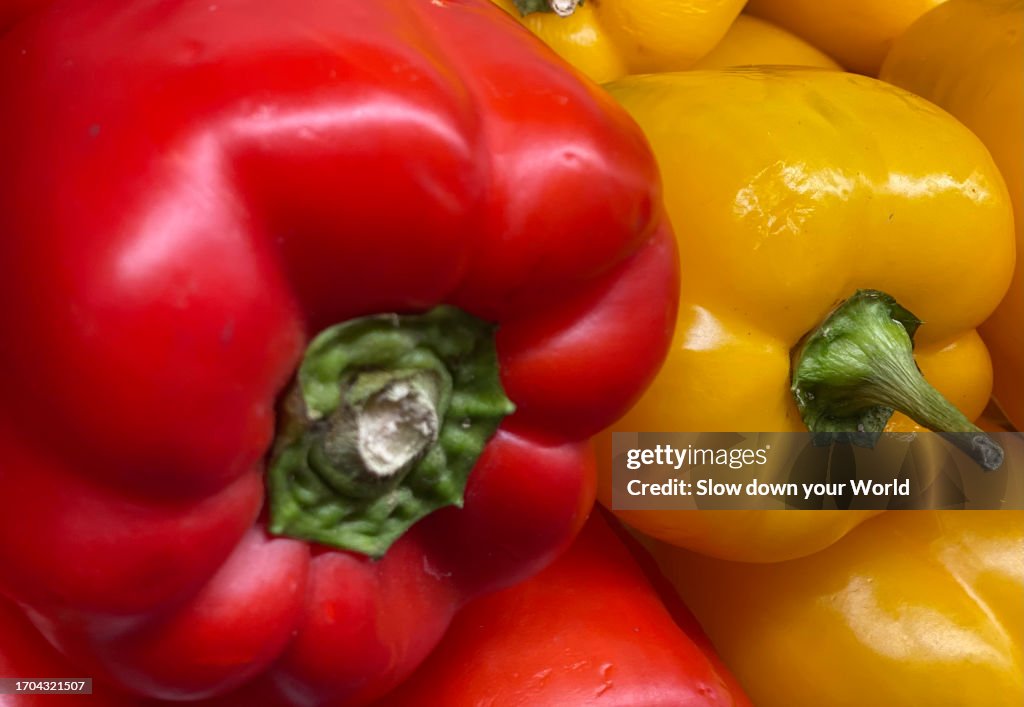 Red and yellow bell pepper V2