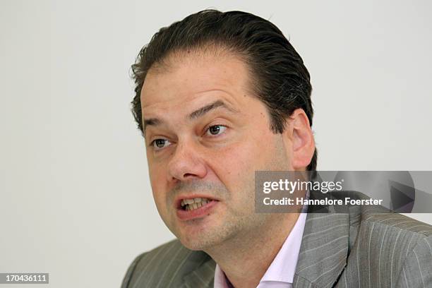 Director of Schirn Kunsthalle Max Hollein during the GLAM-Exhibition at Schirn Kunsthalle on June 13, 2013 in Frankfurt am Main, Germany.