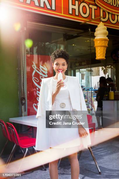 Actor Kiersey Clemons is photographed for Essence Magazine on March 15, 2015 in Venice, California. PUBLISHED IMAGE.