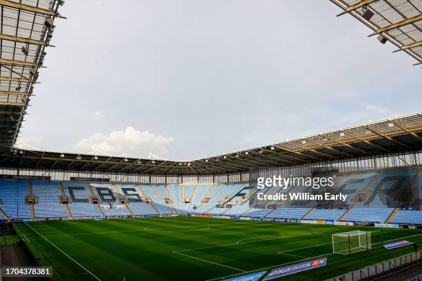 General view of The Coventry Building Society Arena during the Sky Bet Championship match between Coventry City and Huddersfield Town at The Coventry...