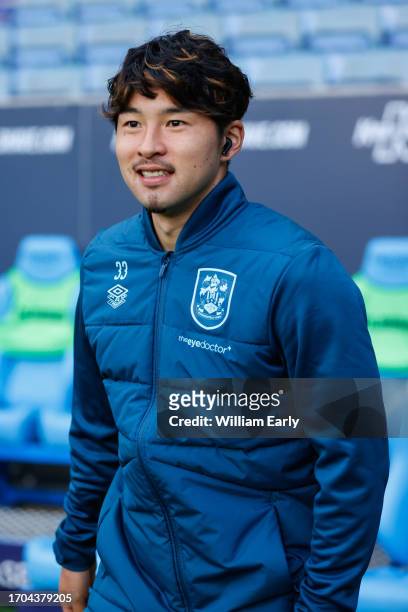 Yuta Nakayama of Huddersfield Town during the Sky Bet Championship match between Coventry City and Huddersfield Town at The Coventry Building Society...