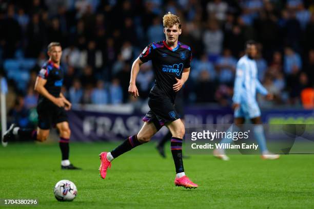 Jack Rudoni of Huddersfield Town during the Sky Bet Championship match between Coventry City and Huddersfield Town at The Coventry Building Society...