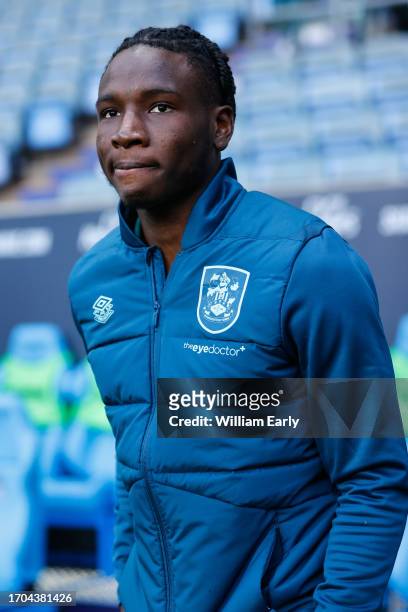 Brahima Diarra of Huddersfield Town during the Sky Bet Championship match between Coventry City and Huddersfield Town at The Coventry Building...