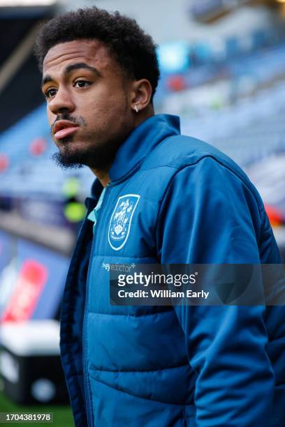 Josh Koroma of Huddersfield Town during the Sky Bet Championship match between Coventry City and Huddersfield Town at The Coventry Building Society...