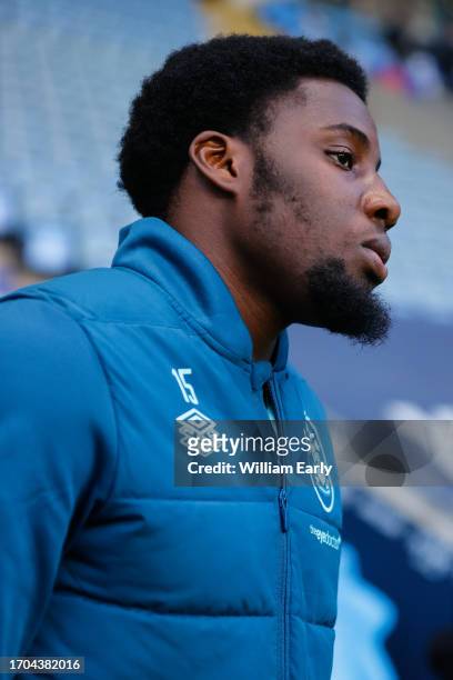 Jaheim Headley of Huddersfield Town during the Sky Bet Championship match between Coventry City and Huddersfield Town at The Coventry Building...