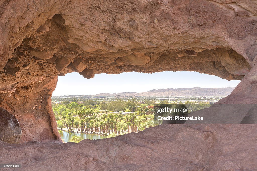 Papago Park's Hole-in-the-Rock Phoenix view