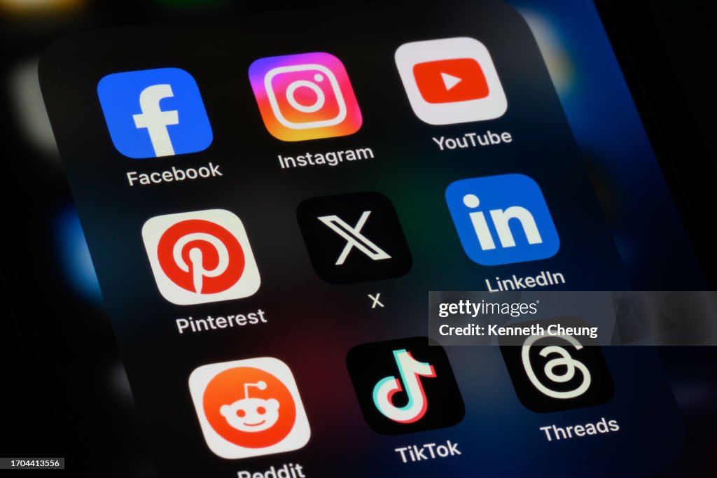 Social Media Platforms - Facebook, Instagram, YouTube, Pinterest, X, LinkedIn, Reddit, TikTok, Threads