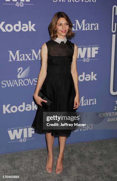 Director Sofia Coppola attends Women In Film's 2013 Crystal + Lucy Awards at The Beverly Hilton Hotel on June 12, 2013 in Beverly Hills, California.