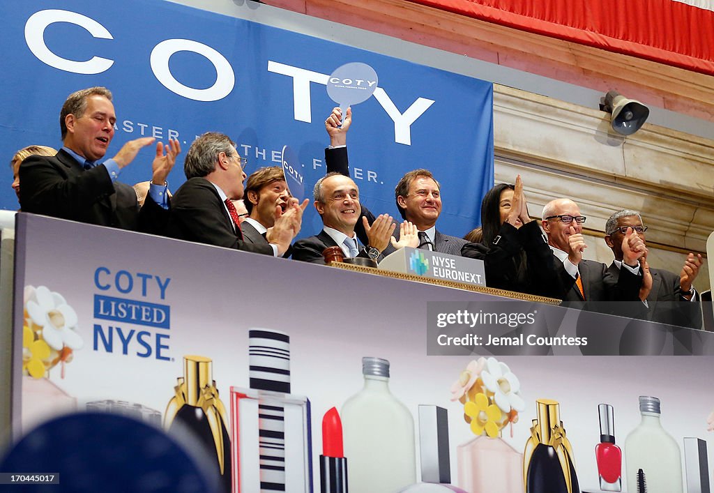 Global Beauty Company Coty Makes Public Debut On The New York Stock Exchange
