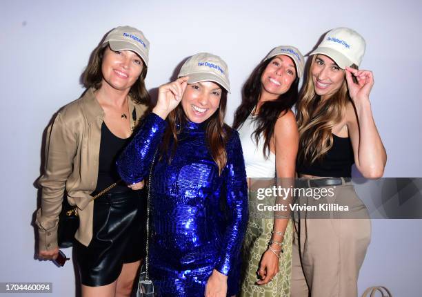 Caroline Rothwell, Sarah Boyd and Suzanne Marchese and Ida Kay attend The Digital Department LA launch event at MELROSEPLACE on September 26, 2023 in...