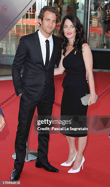 Robin Tunney and Nicky Marmet attend the closing ceremony of the 53rd Monte Carlo TV Festival on June 13, 2013 in Monte-Carlo, Monaco.