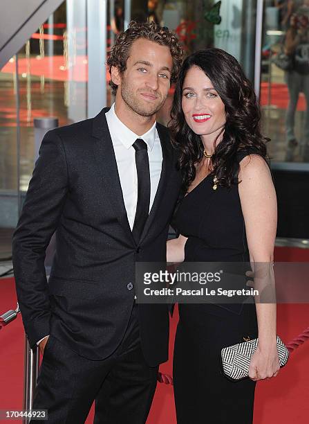 Robin Tunney and Nicky Marmet attend the closing ceremony of the 53rd Monte Carlo TV Festival on June 13, 2013 in Monte-Carlo, Monaco.
