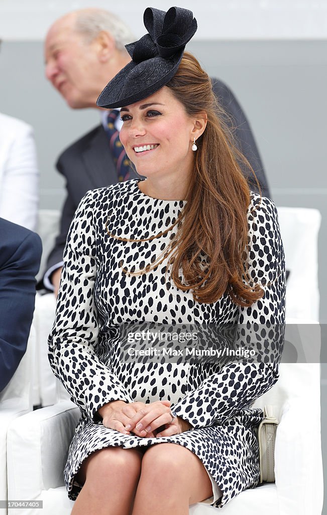 The Duchess Of Cambridge Attends Princess Cruises Ship Naming Ceremony