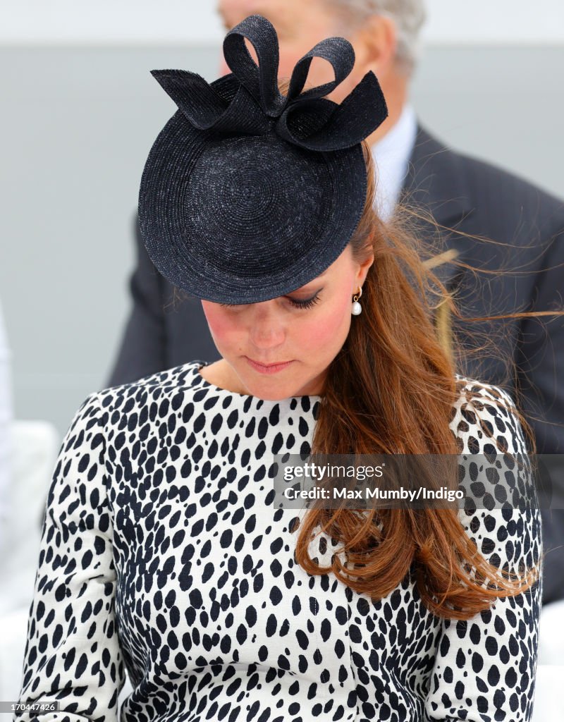 The Duchess Of Cambridge Attends Princess Cruises Ship Naming Ceremony