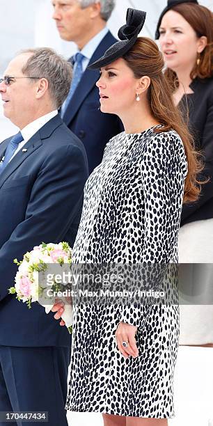 Catherine, Duchess of Cambridge attends the naming ceremony for the new Princess Cruises ship 'Royal Princess' on June 13, 2013 in Southampton,...
