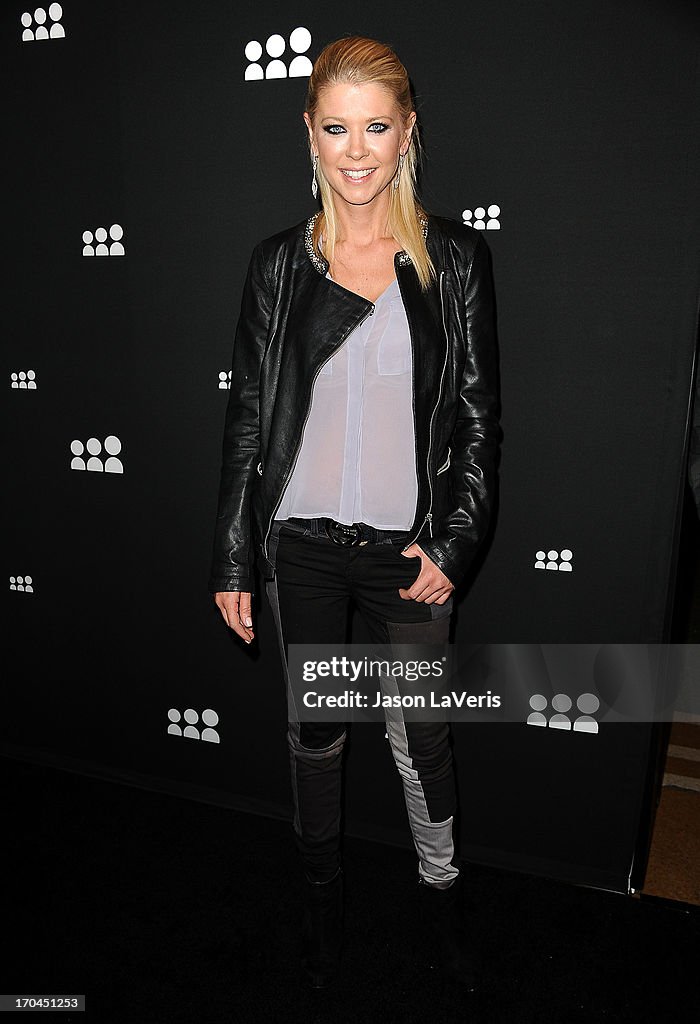 Tara Rey Actress Tara Reid attends the Myspace artist showcase event at El Rey ...