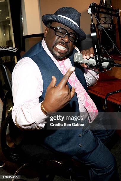 Actor, comedian and director Cedric the Entertainer promotes Soul Man on TV Land at the SiriusXM Studios on June 13, 2013 in New York City.