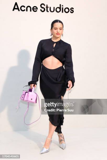 Rosalia attends the Acne Studios Womenswear Spring/Summer 2024 show as part of Paris Fashion Week on September 27, 2023 in Paris, France.