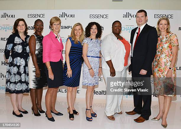 Clare McHugh; Vanessa Bush, Essence magazine editor-in-chief; Former N.J. Governer Christine Todd Whitman; journalist Kelly Wallace; author Dr. Gail...