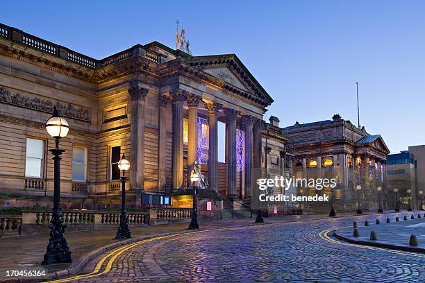 liverpool england downtown cultural quarter - liverpool art gallery stock pictures, royalty-free photos & images